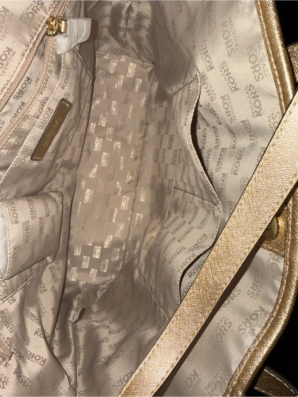 Michael Kors Tote Bag in Gold